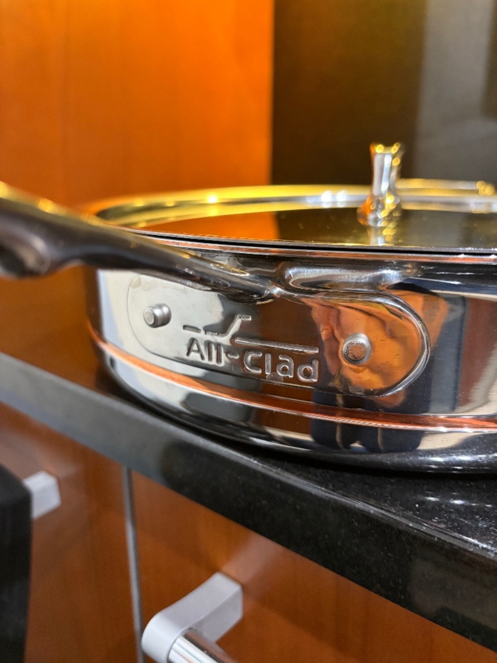 All Clad Cooper Core sauté pan